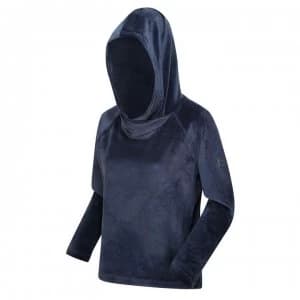 Regatta Kelilah Velour Hooded Fleece - Navy