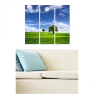 MDF93572872 Multicolor Decorative MDF Painting (3 Pieces)