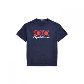 Polo Ralph Lauren Bold Logo T Shirt - Newport Navy