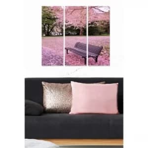 MDF2394757 Multicolor Decorative MDF Painting (3 Pieces)