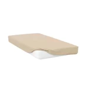 Belledorm 400 Thread Count Egyptian Cotton Extra Deep Fitted Sheet (Kingsize) (Cream)