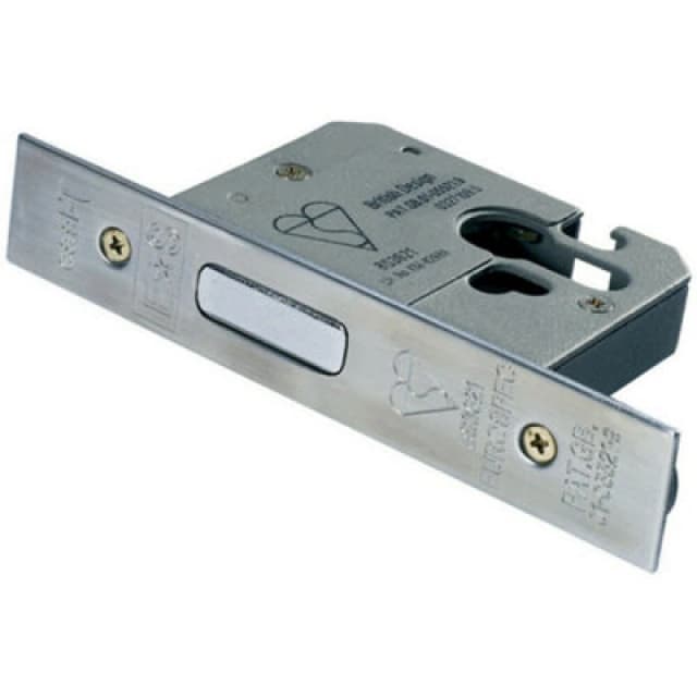 Loops Euro Profile High Security Cylinder Deadlock Replacement Case Only Satin Steel Metallics unisex