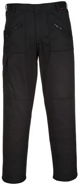 Portwest Action Trousers S887BKR34 Colour: Black