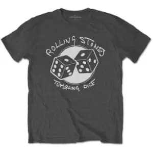 The Rolling Stones - Tumbling Dice Unisex XX-Large T-Shirt - Grey