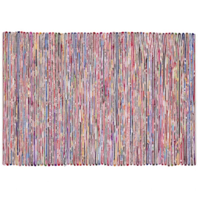 Beliani Boho Rug Bartin White 160 X 230 Cm