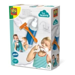 SES CREATIVE Tiny Talents Childrens Shaving with Foam Role Play Toy, 3 Years or Above, Multi-colour (13089)