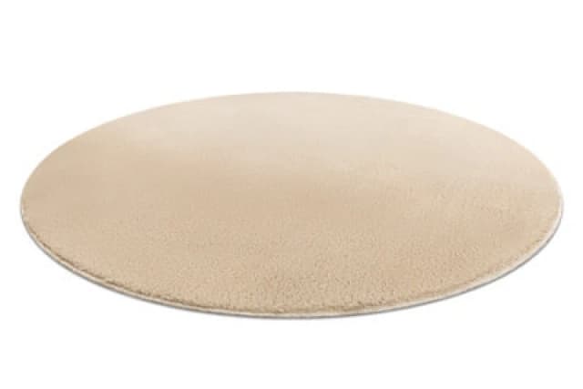 RugsX Modern Washing Carpet Lindo Circle Beige, Anti-Slip, Shaggy Circle 100 Cm