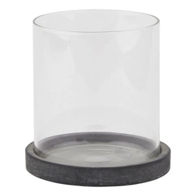 Amalfi Grey Hurricane Lantern