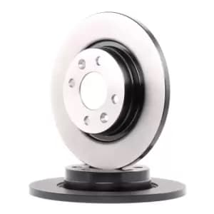 TRW Brake disc RENAULT,DACIA,SMART DF4381 6001547683,7701208252,402065236R Brake rotor,Brake discs,Brake rotors 6001547683,7701208252,8200123117