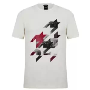 Boss Booss Tesler T-Shirt Mens - White