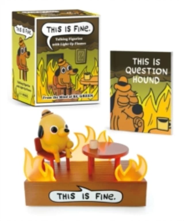 This Is Fine Talking Figurine. Paperback. By KC Green Books