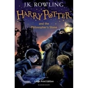 Harry Potter and the Philosopher's Stone (Book 1) Hardcover - Large Print