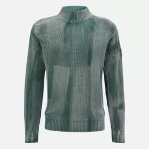 BOSS Orange Mens Katreat Mockneck Jumper - Open Green - L