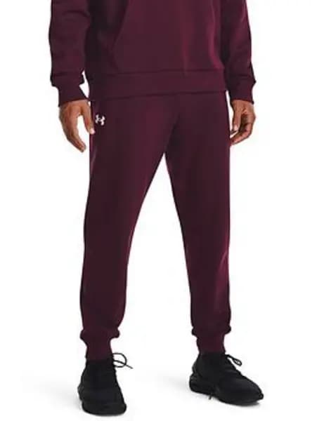 Under Armour Mens Training Rival Fleece Joggers - Red