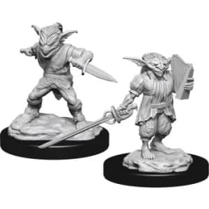 D&D Nolzur's Marvelous Unpainted Miniatures (W15) Male Goblin Rogue & Female Goblin Bard