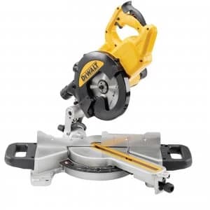 DEWALT DWS774 XPS Sliding Compound Mitre Saw 216mm 110v