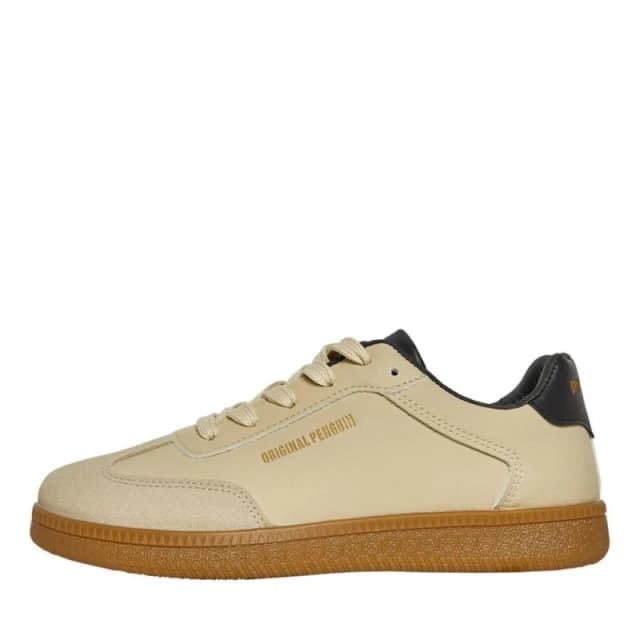 Original Penguin Womens Salsa Court Trainers Cream female 4 (37)