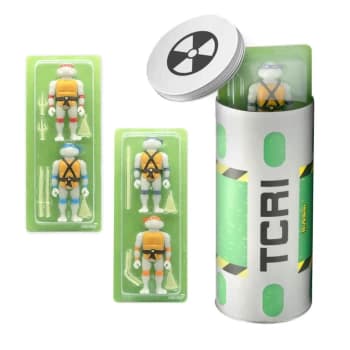 Super7 Teenage Mutant Ninja Turtles - Ooze Canister (SDCC 2020) ReAction Figure Set