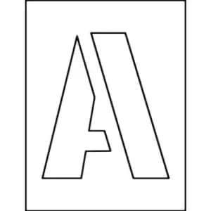 200MM Number Stencil Kit