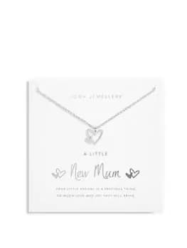 Joma Jewellery A LITTLE NEW MUM NECKLACE, Silver, Women