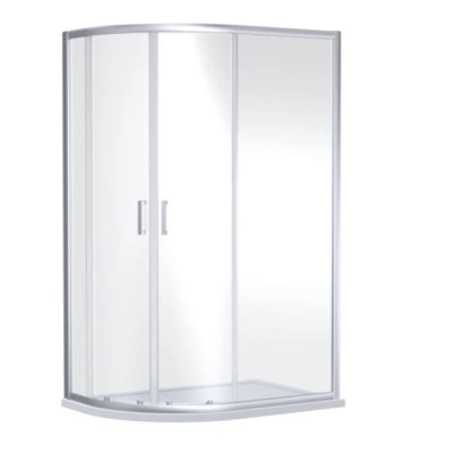 nuie Rene 190x80x 80cm Quandrant Shower Enclosure - Chrome, Silver SMQU108-E6