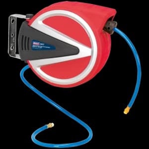 Sealey Retractable Air Line Hose Reel 8mm 8m