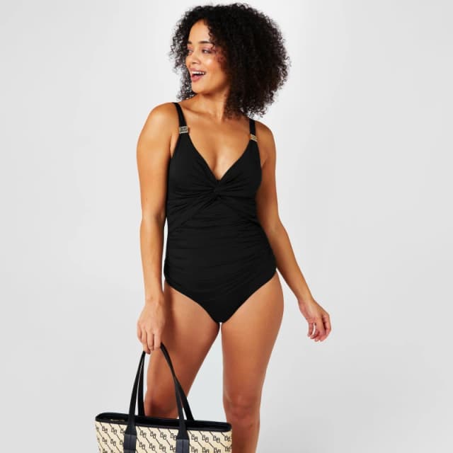 Biba Icon Swimsuit With Tummy Control Black female 8 (XS)