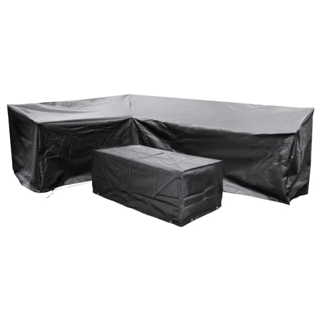 Cozy Bay Acorn Ezbreathe Left L Shape Patio Set Cover In Black