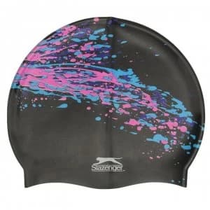 Slazenger Print Silicone Cap - Black/Pink/Blue