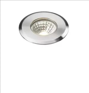 KnightsBridge 230V IP65 5W LED Stainless Steel Recessed Ground Light 3000K