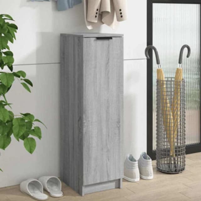 VIDAXL Shoe Cabinet Grey Sonoma 30x35x100cm Engineered Wood Vidaxl 8720287084686