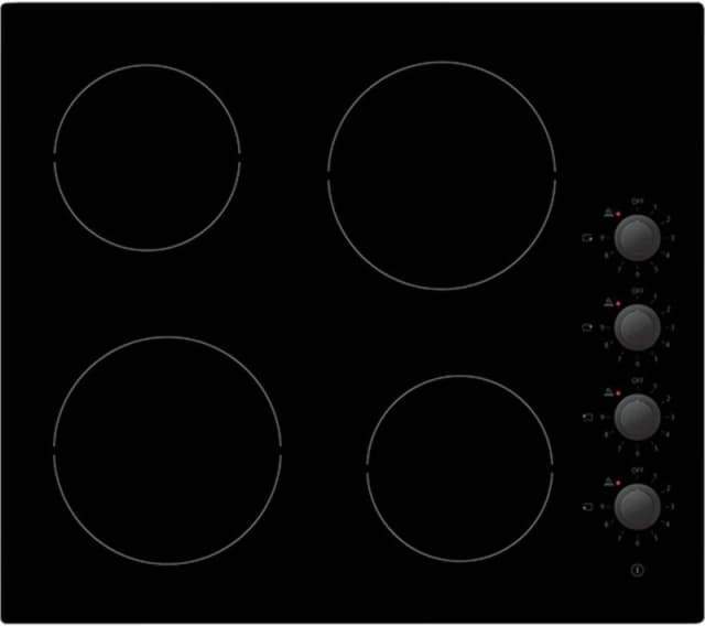 STATESMAN CHZ460D 59cm Electric Ceramic Hob - Black 5016368078150