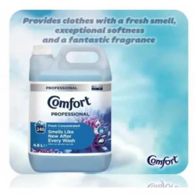 Comfort Professional Fresh Fabric Softener Concentrated 4.8 Litre 240W NWT8343P