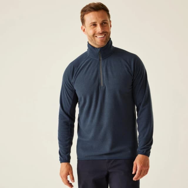 Regatta Regatta Men Navigate' Half Zip Fleece in Navy Size: Small Navy S Male 5063019385488