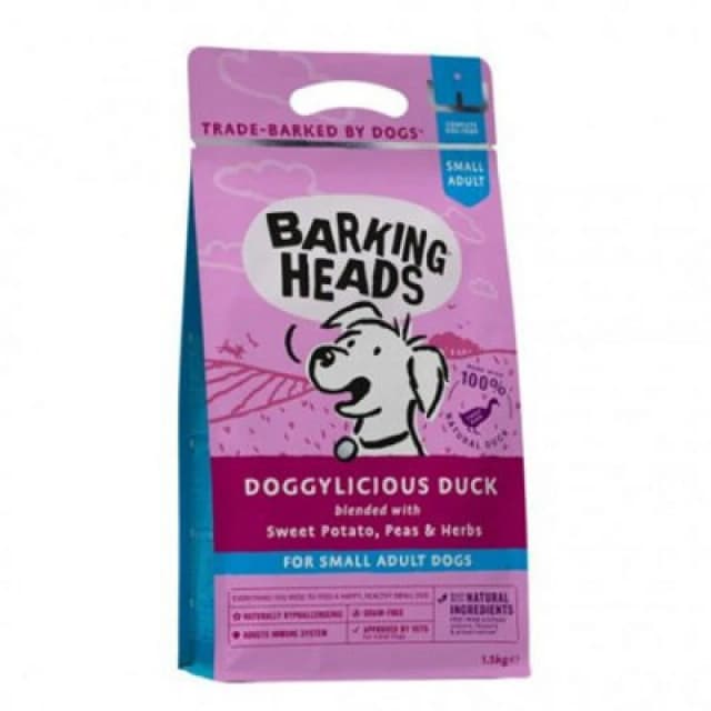 Barking Heads Little Paws Fuss Pot Duck Dry Dog Food, 1.5kg