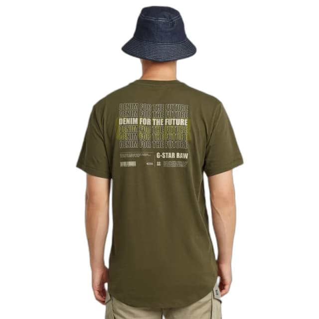 G-Star T-Shirt G-Star Lash Back gr Vert Unisex S