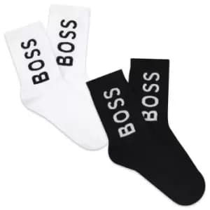 Boss Boss 2 Pack of Socks Junior Boys - White