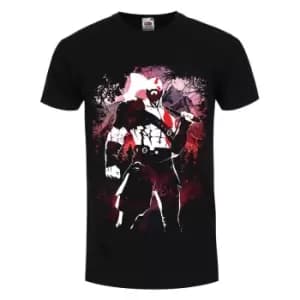 Grindstore Mens Kratos Silhouette T-Shirt (M) (Black)