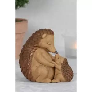 Mother and Baby Hedgehog Ornament