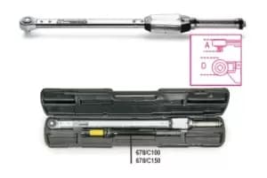 Beta Tools 678/C65 3/4" D Click-Type Torque Wrench Push Thro Ratchet 130-650Nm