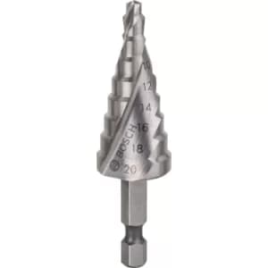 2608597524 4-20Mm Hss 1/4" Hexagon Step Drill Bit
