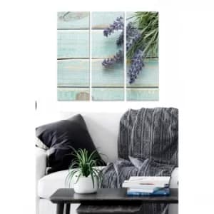 MDF13373 Multicolor Decorative MDF Painting (3 Pieces)