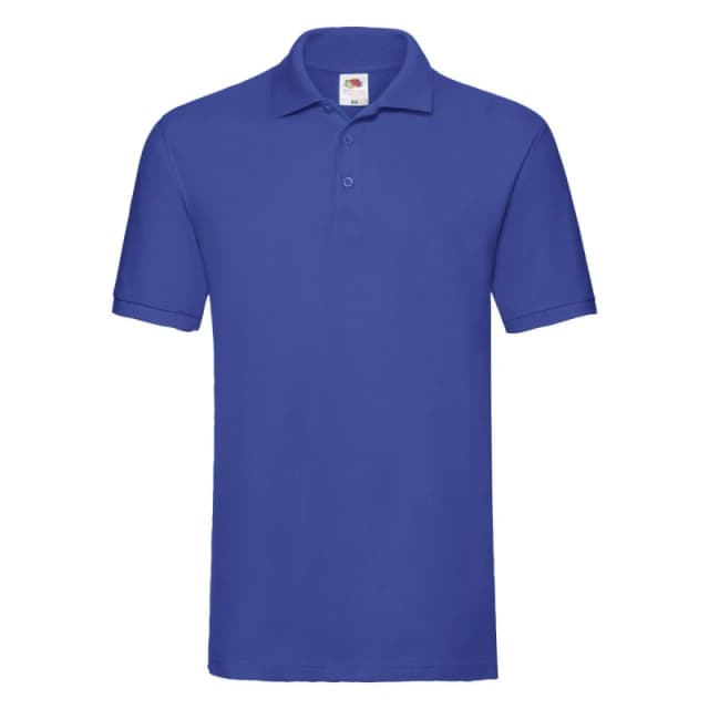 Fruit Of The Loom Fruit of the Loom Men Premium Pique Polo Shirt in Royal Size: Small Royal S Male 5063470860418