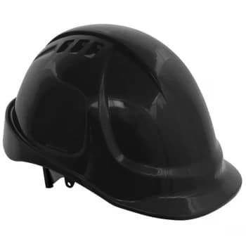 Worksafe 502BLK Plus Safety Helmet - Vented (Black)
