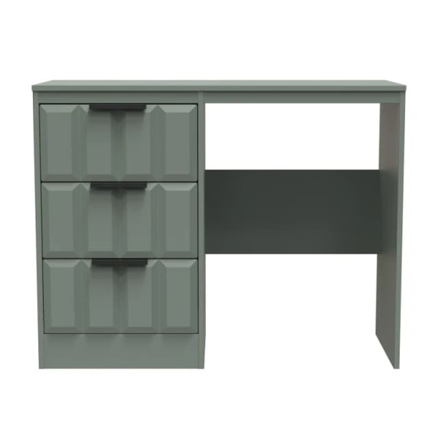 Ready Assembled 2 U Seattle 3 Drawer Vanity (Ready Assembled) in Pale Green Pale Green Unisex