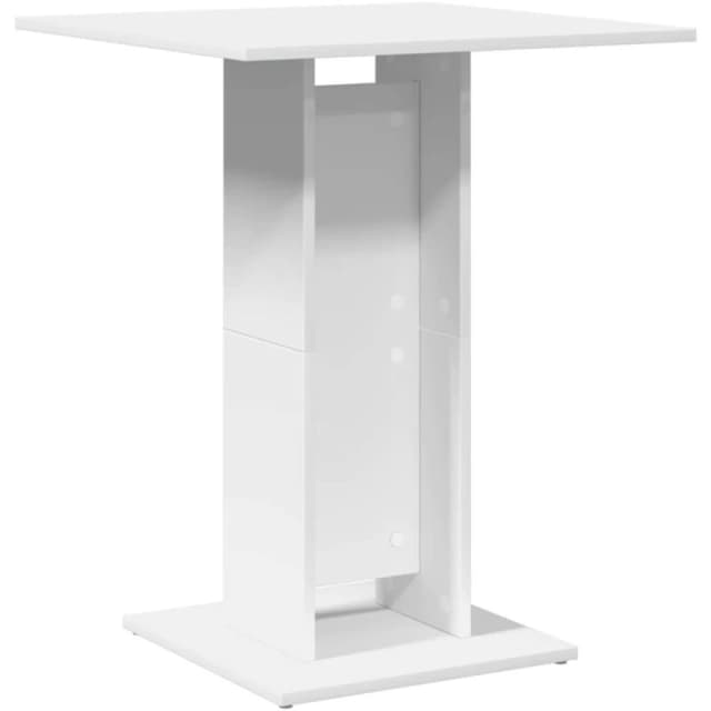 VIDAXL Bistro Table White 60x60x75cm Engineered Wood vidaXL 802102