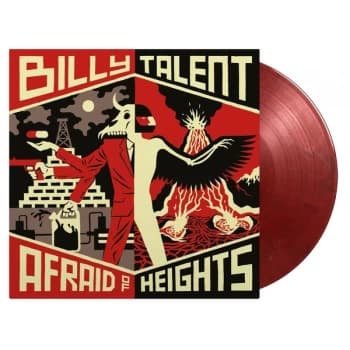 Billy Talent - Afraid Of Heights Limited Edition Red Transparent With Solid White & Black Marble Vinyl
