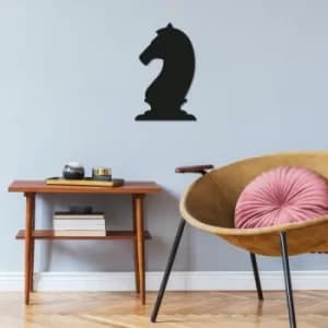 Horse2 Black Decorative Metal Wall Accessory