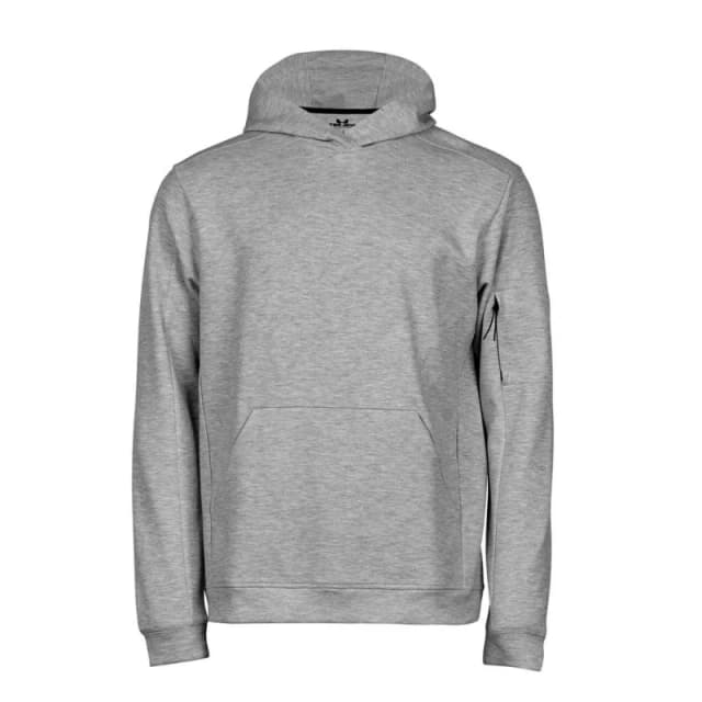 TEE JAYS Mens Athletic Hoodie in Grey Size: XS Grey Male XS