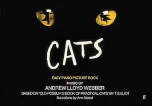 cats Easy Piano Picture Book by Andrew Lloyd Webber Book